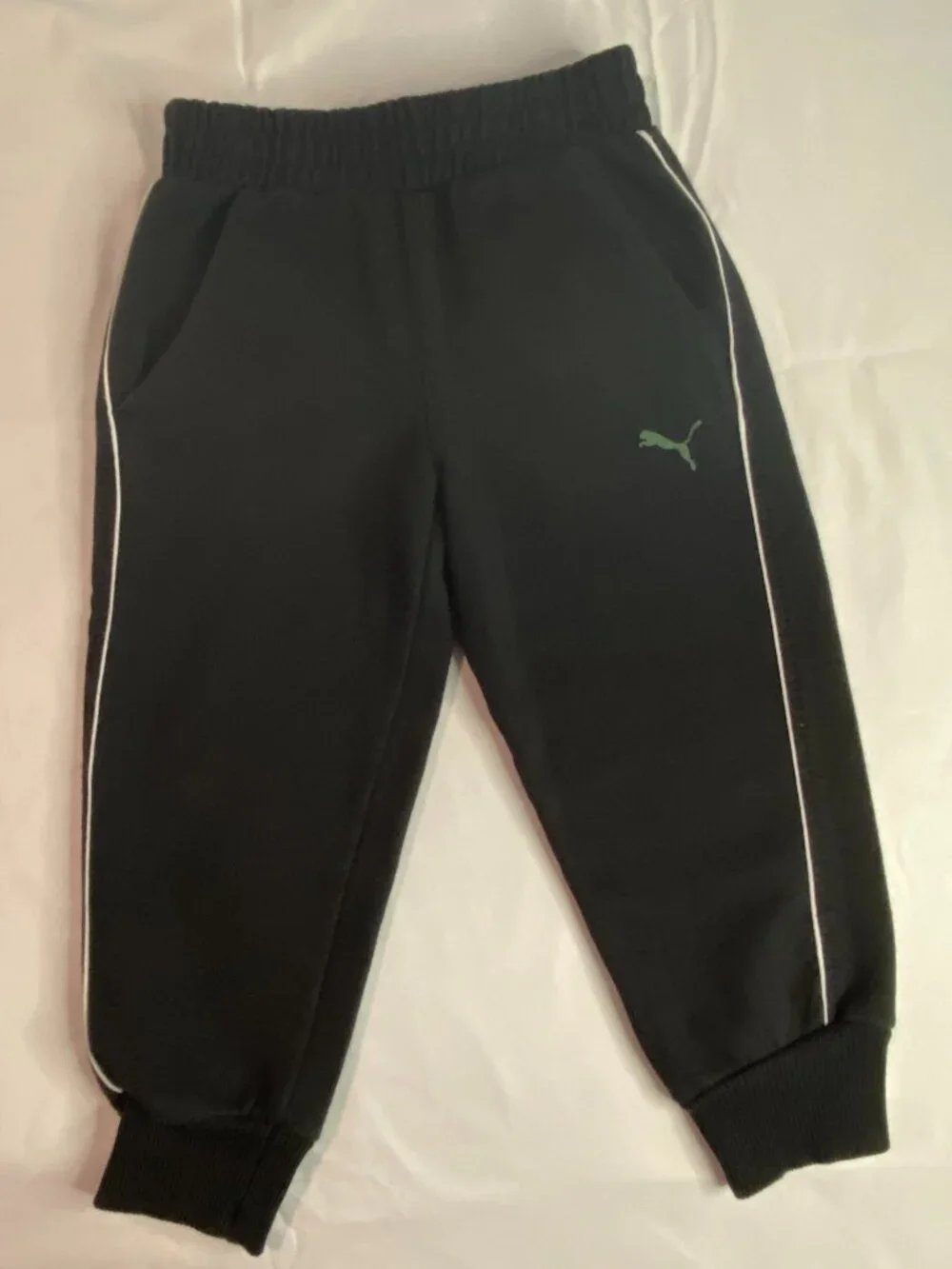 Puma Black Toddler Jogger Sweatpants Size 24M
